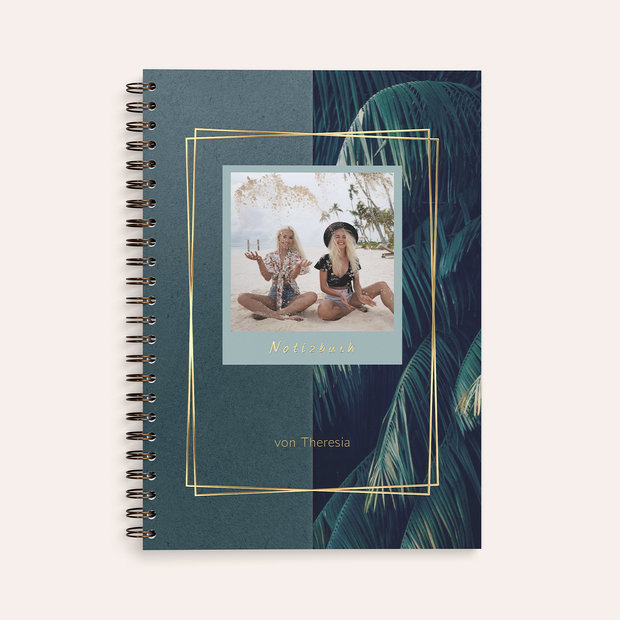 Notizbücher - Gold & Palms