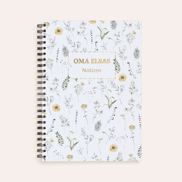 Notizbücher - Sommerliche Blumen