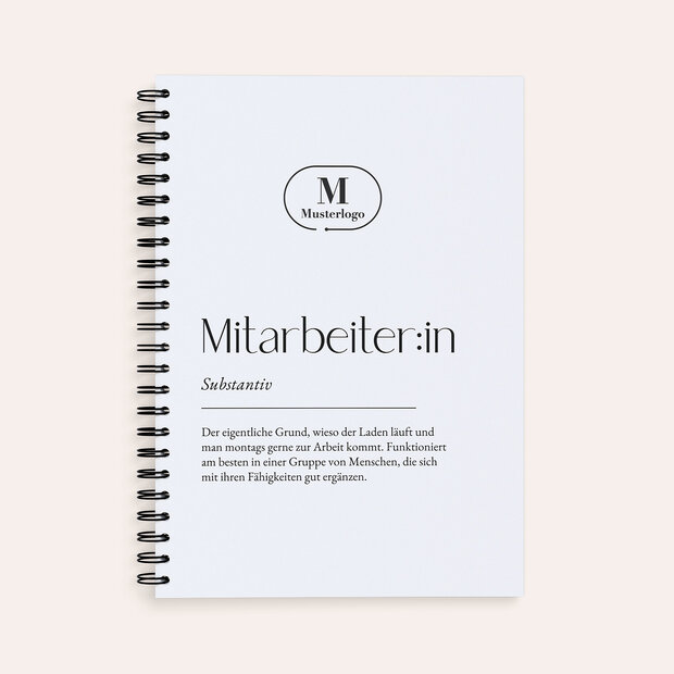 Notizbücher - Notizbuch mit Firmenlogo