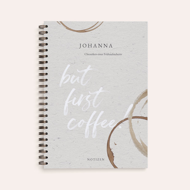 Notizbücher - But First Coffee