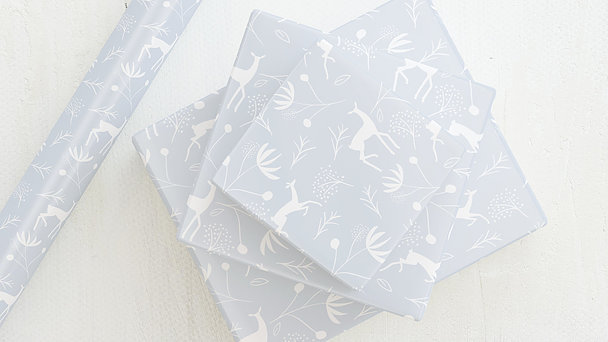 Geschenkpapier - Elegantes Reh
