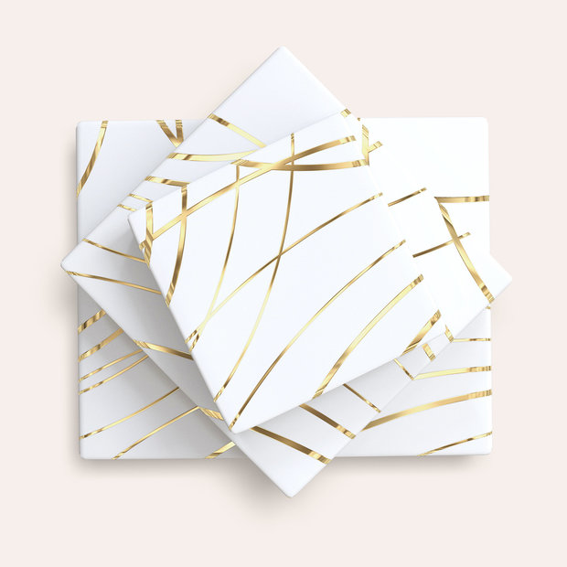 Geschenkpapier - Goldene Elegance