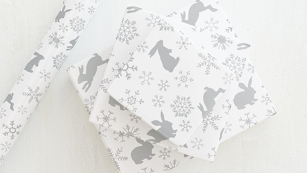 Geschenkpapier - Herr Hase