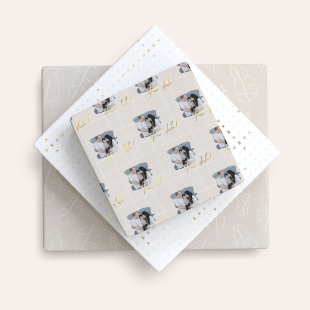 Geschenkpapier - Pattern love