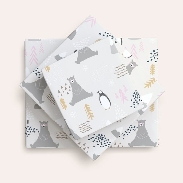 Geschenkpapier - Winter in Canada