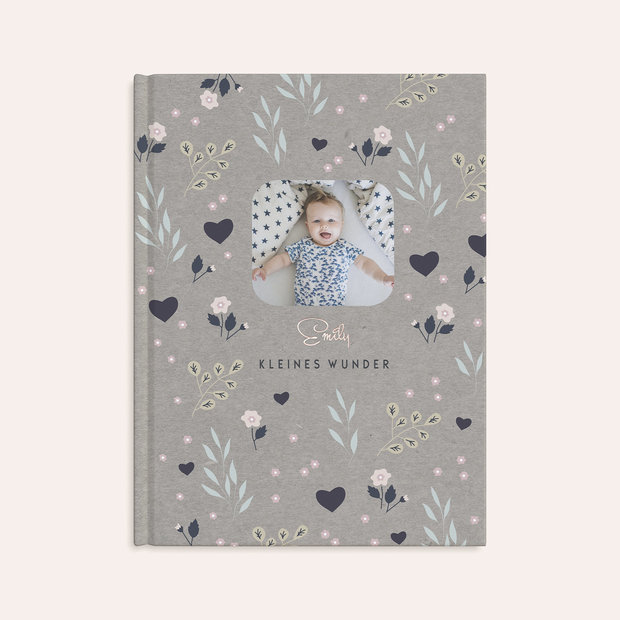 Baby-Tagebuch - Babytagebuch Flower