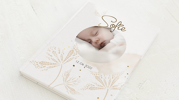 Baby-Tagebuch - Babytagebuch Blätterdruck