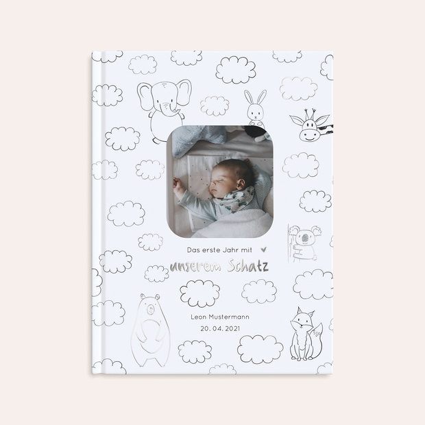 Babytagebuch - Babytagebuch Clouds