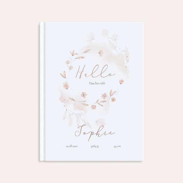 Babytagebuch - Babytagebuch Blütentraum