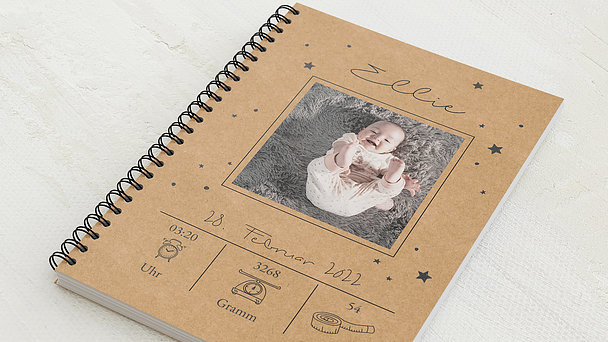 Baby-Tagebuch - Babytagebuch Stern