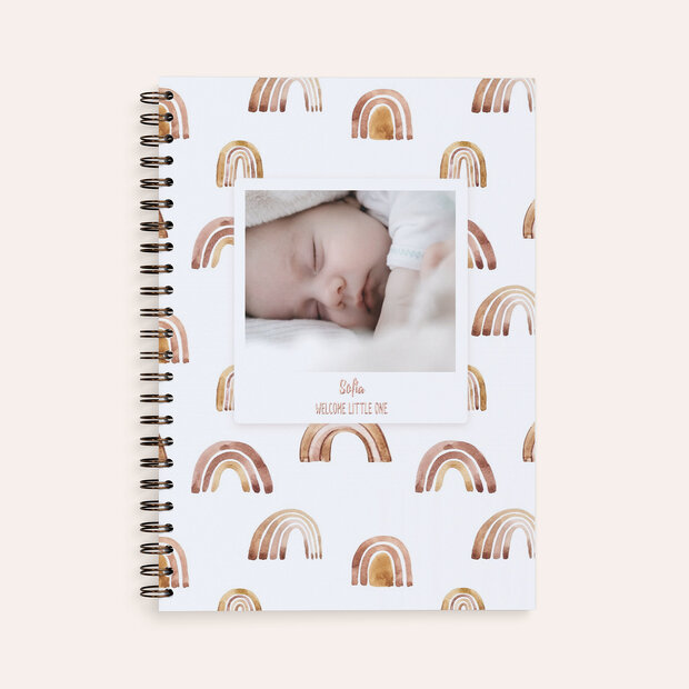 Babytagebuch - Babytagebuch Regenbogen