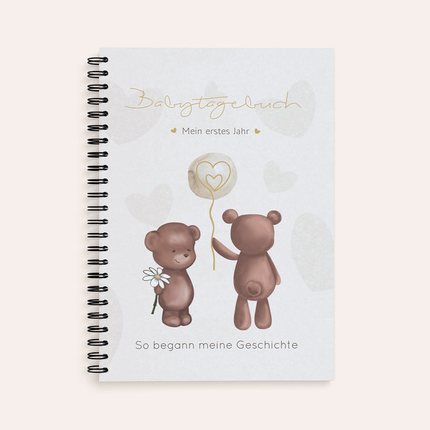 Babytagebuch - Ein bärenstarkes Jahr