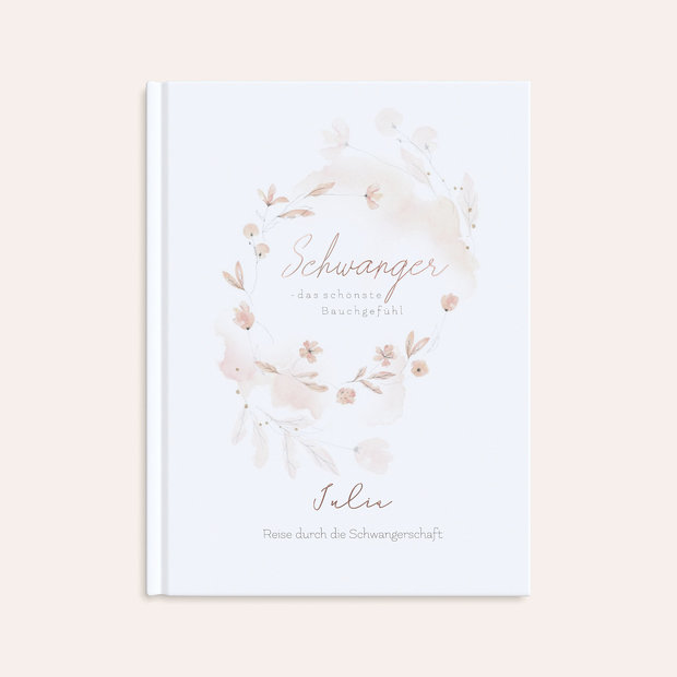 Schwangerschafts-Tagebuch - Schwangerschaftstagebuch Blütentraum