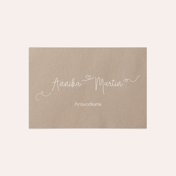 Antwortkarte - Herzflug