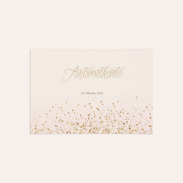 Antwortkarte - Geflitter
