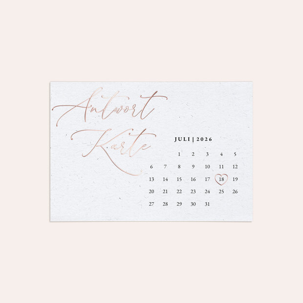 Antwortkarte - Liebesbotschaft