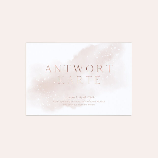 Antwortkarte - Liebesfarben