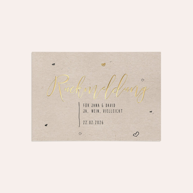 Antwortkarte - Herzchentanz