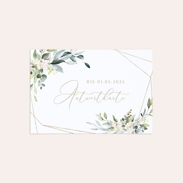 Antwortkarte - Tender Florals