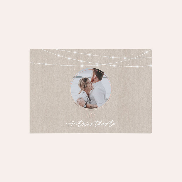 Antwortkarte - Fairy lights