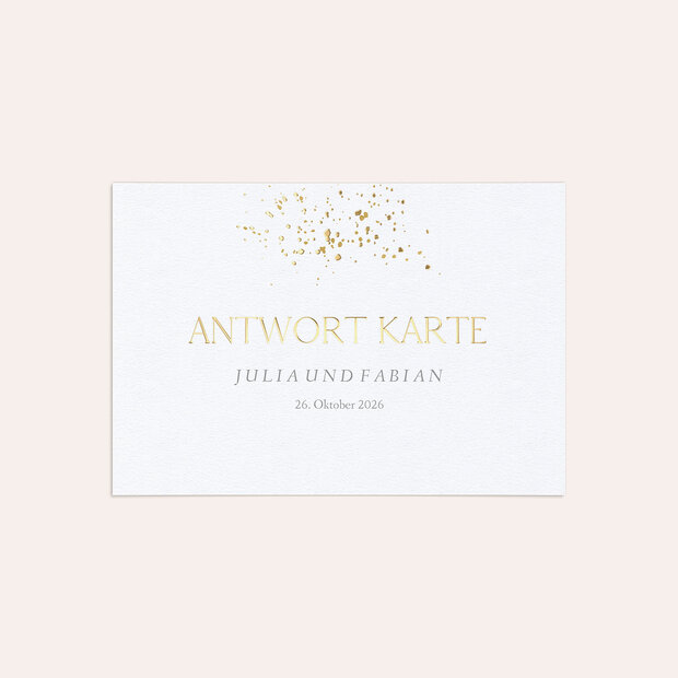 Antwortkarte - Flitterregen