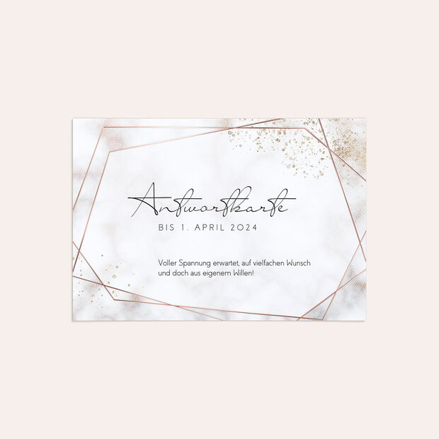 Antwortkarte - Shining elegance