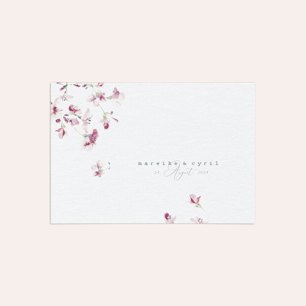 Antwortkarte - Flower passion