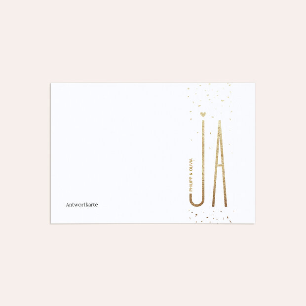 Antwortkarte - Goldsturm