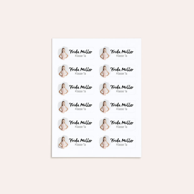 Namenssticker Kinder - Hühnerlachen