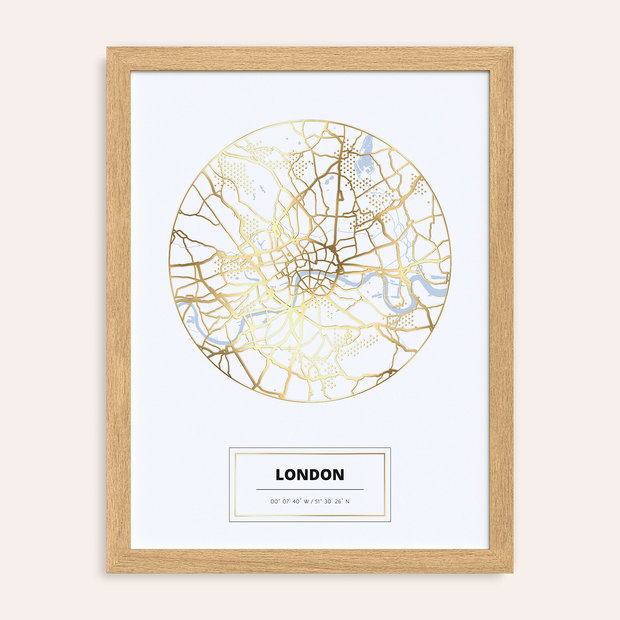 City Map Poster - Herzensstadt London