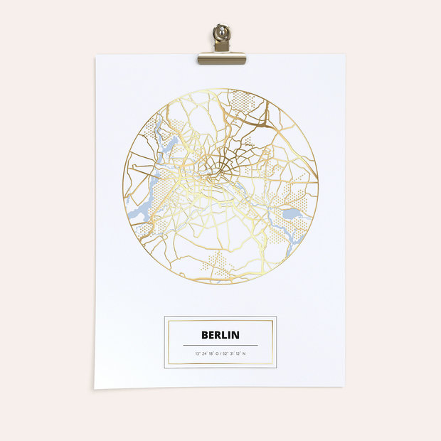 City Map Poster - Herzensstadt Berlin