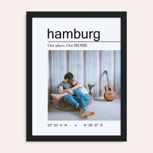 City Map Poster - Cosy Home
