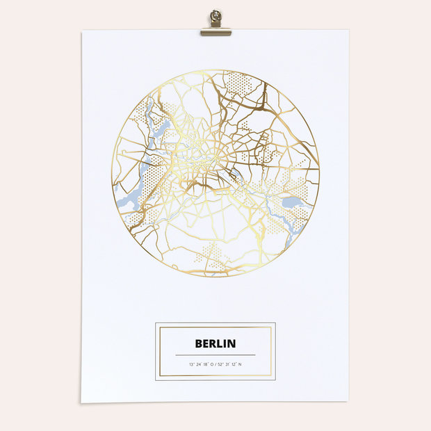 City Map Poster - Herzensstadt Berlin