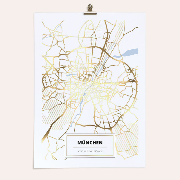 City Map Poster - Sehnsuchtsort München