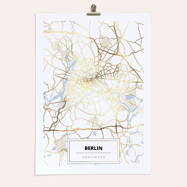 City Map Poster - Sehnsuchtsort Berlin