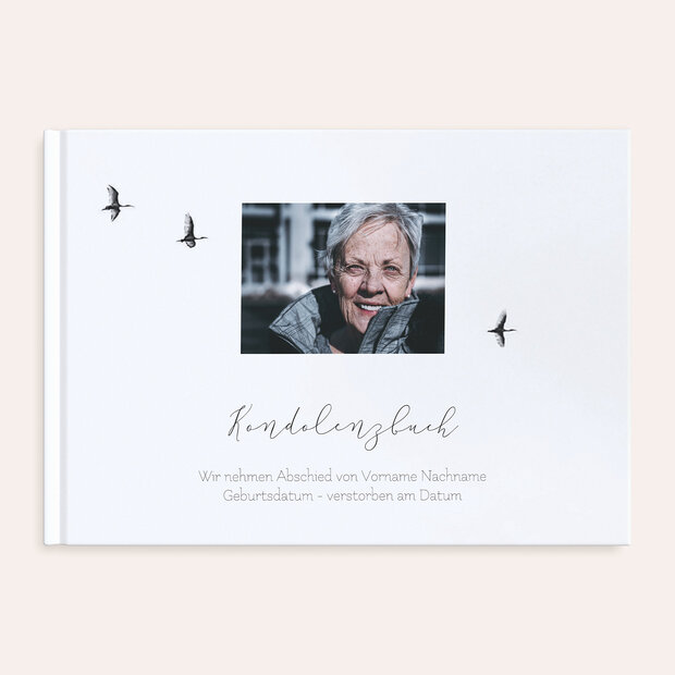 Kondolenzbuch - Zugvögel