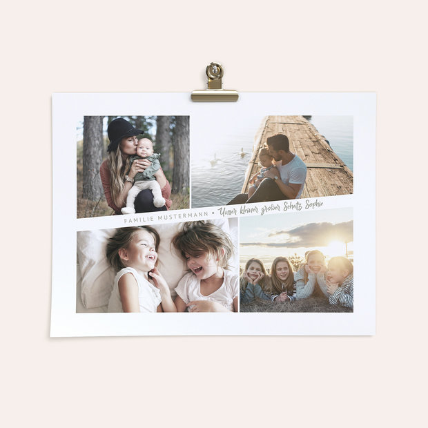 Geschenke zur Kommunion - Wandbild Pateneltern-Spaß