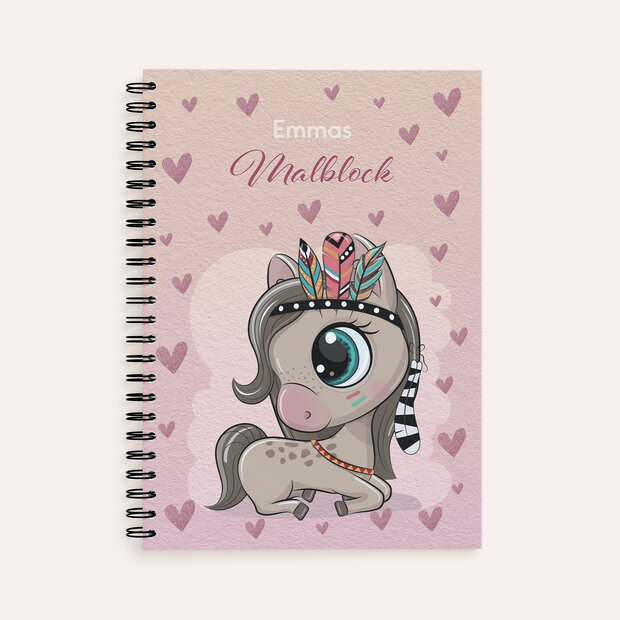Malblock - Kleines Pony