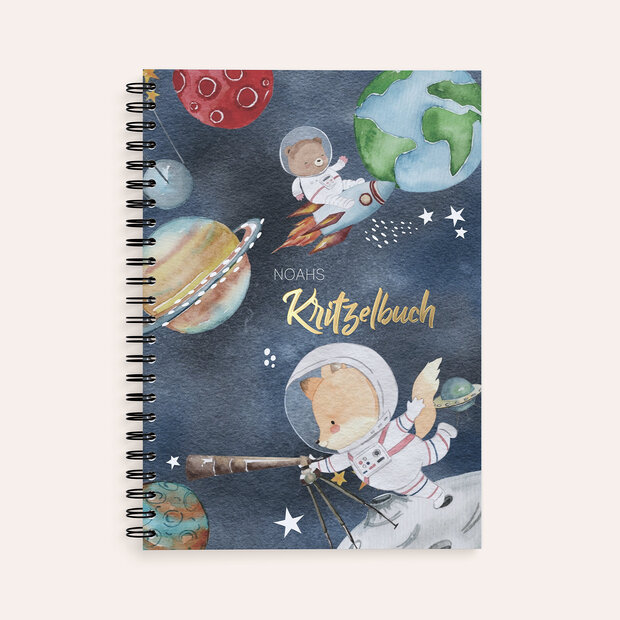 Malblock - Reise ins Weltall