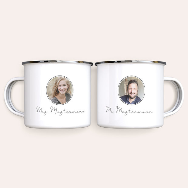Geschenke zur Hochzeit - Pärchentassen 