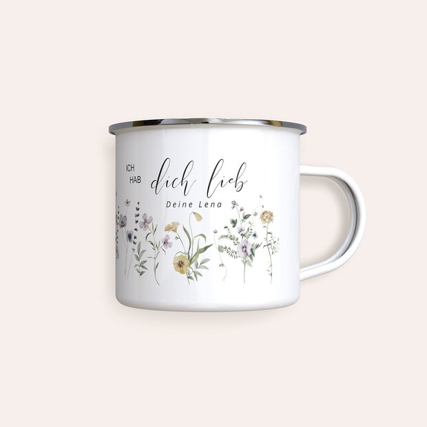 Geschenke zum Muttertag - Tasse Hab Dich lieb