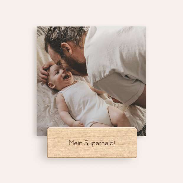 Geschenke zum Vatertag - Fotoaufsteller Superheld