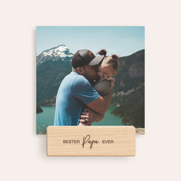 Geschenke zum Vatertag - Fotoaufsteller “Wertvolle Augenblicke”