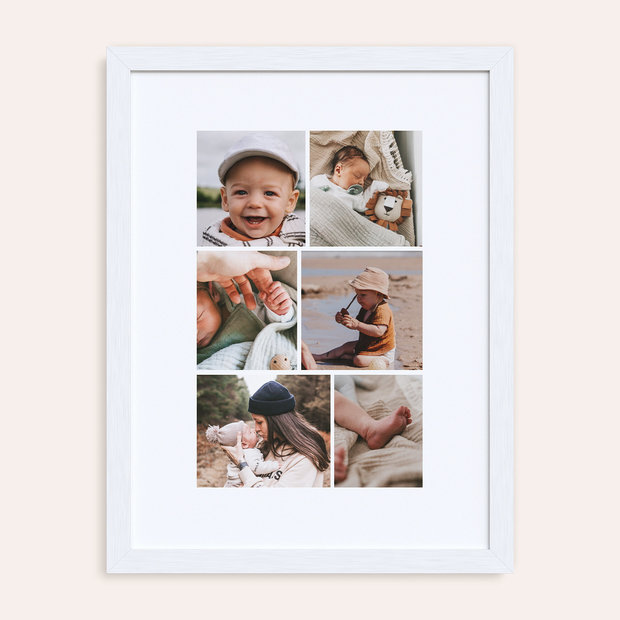 Geschenke zum Vatertag - Wandbild Collage Buntes Leben