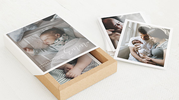 Geschenke für Babys - Fotobox – Unser Kennenlernen