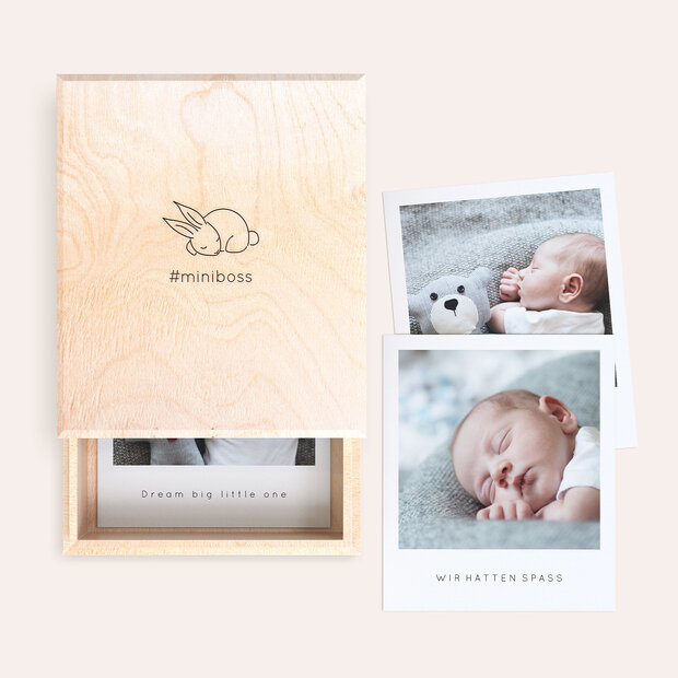 Geschenke für Babys - Fotobox - Baby Bunny