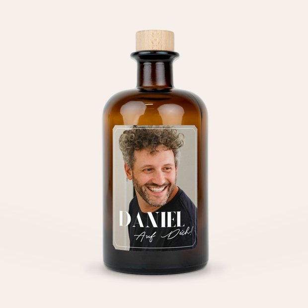 Geschenke für besten Freund - Gin mit Etikett “Edler Tropfen”