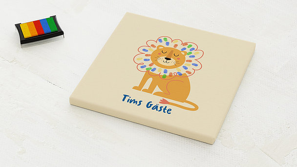 Geschenke für Kindergeburtstag - Fingerabdruckposter für Geburtstagsgäste
