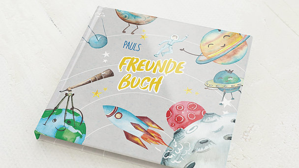 Geschenke für Kindergeburtstag - Freundebuch Grundschule Jungs