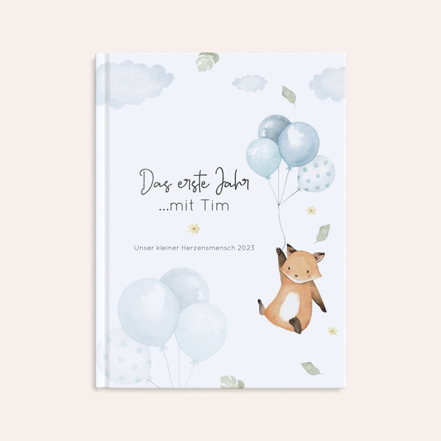 Geschenke für werdende Mütter - Babytagebuch “Fliegender Fuchs”
